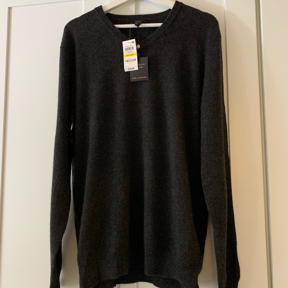 Club Room 100 % cashmere sweater grey - M